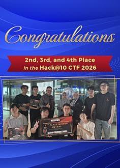 APU هت‌تریک از سکوهای برتر را در Hack@10 CTF 2026 به دست آورد